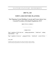 Planning (Listed Building Consent and Conservation Area Consent Procedure) (Scotland) Regulations 2015 (Includes correction slip dated June 2016)