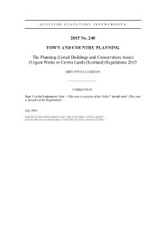 Planning (Listed Buildings and Conservation Areas) (Urgent Works to Crown Land) (Scotland) Regulations 2015 (Includes correction slip July 2016)