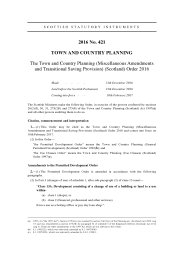 Town and Country Planning (Miscellaneous Amendments and Transitional Saving Provision) (Scotland) Order 2016