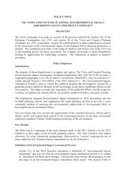 Policy Note to the Town and Country Planning (Environmental Impact Assessment) (Scotland) Regulations 2017. SSI 2017/102