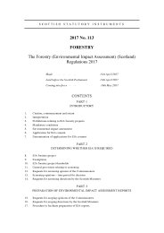 Forestry (Environmental Impact Assessment) (Scotland) Regulations 2017