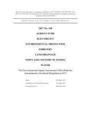 Environmental Impact Assessment (Miscellaneous Amendments) (Scotland) Regulations 2017