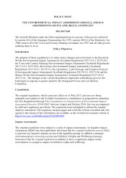 Policy Note to the Environmental Impact Assessment (Miscellaneous Amendments) (Scotland) Regulations 2017. SSI 2017/168