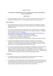 Policy Note to the Energy Performance of Buildings (Scotland) Amendment Regulations 2017. SSI 2017/225