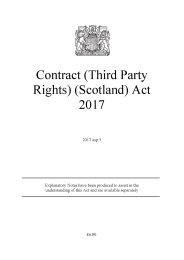 Contract (Third Party Rights) (Scotland) Act 2017. asp 5