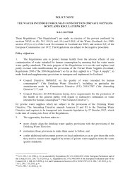 Policy Note to the Water Intended for Human Consumption (Private Supplies) (Scotland) Regulations 2017. SSI 2017/282