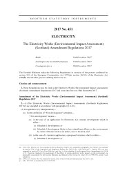 Electricity Works (Environmental Impact Assessment) (Scotland) Amendment Regulations 2017