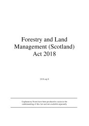 Forestry and Land Management (Scotland) Act 2018. asp 8