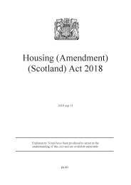Housing (Amendment) (Scotland) Act 2018. asp 13