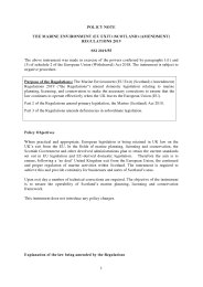 Marine Environment (EU Exit) (Scotland) (Amendment) Regulations 2019