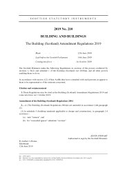 Building (Scotland) Amendment Regulations 2019