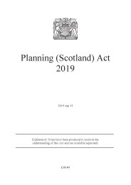 Planning (Scotland) Act 2019. asp 13