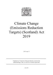 Climate Change (Emissions Reduction Targets) (Scotland) Act 2019. asp 15