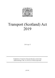 Transport (Scotland) Act 2019. asp 17 (Including correction slip issued December 2019)