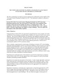 Policy Note to the Town and Country Planning (Changing Places Toilet Facilities) (Scotland) Regulations 2020. SSI 2020/144