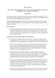 Policy Note to the Public Procurement etc. (Scotland) (Amendment) (EU Exit) Amendment (No.2) Regulations 2019. SSI 2019/414