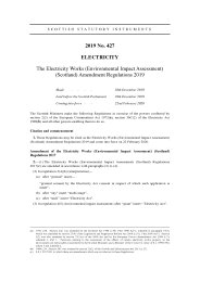 Electricity Works (Environmental Impact Assessment) (Scotland) Amendment Regulations 2019