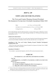 Town and Country Planning (General Permitted Development) (Coronavirus) (Scotland) Amendment Order 2020