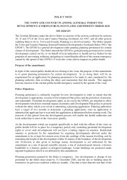 Policy Note to the Town and Country Planning (General Permitted Development) (Coronavirus) (Scotland) Amendment Order 2020. SSI 2020/129