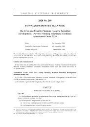 Town and Country Planning (General Permitted Development) (Reverse Vending Machines) (Scotland) Amendment Order 2020