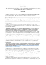 Policy Note to the Housing (Scotland) Act 1987 (Tolerable Standard) (Extension of Criteria) Amendment Order 2021. SSI 2021/46