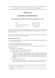 Building (Scotland) Amendment Regulations 2020