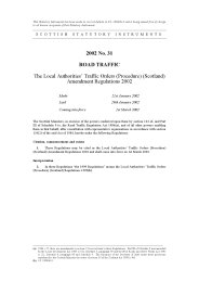 Local Authorities' Traffic Orders (Procedure) (Scotland) Amendment Regulations 2002