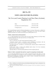 Town and Country Planning (Local Place Plans) (Scotland) Regulations 2021