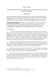 Policy Note to the Town and Country Planning (Local Place Plans) (Scotland) Regulations 2021. SSI 2021/353