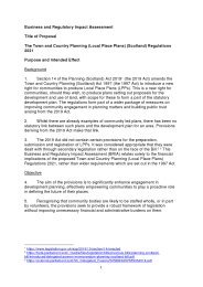 Impact Assessment to the Town and Country Planning (Local Place Plans) (Scotland) Regulations 2021. SSI 2021/353