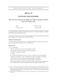 Civic Government (Scotland) Act 1982 (Licensing of Short-term Lets) Order 2022