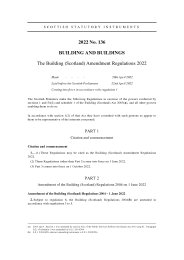Building (Scotland) Amendment Regulations 2022