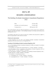 Building (Scotland) Amendment (Amendment) Regulations 2022
