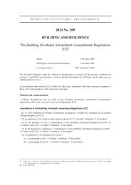 Building (Scotland) Amendment (Amendment) Regulations 2022