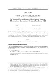 Town and Country Planning (Miscellaneous Temporary Modifications) (Coronavirus) (Scotland) Regulations 2022