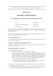 Building (Scotland) Amendment Regulations 2023