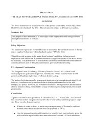 Policy Note to the Heat Networks (Supply Targets) (Scotland) Regulations 2023. SSI 2023/358