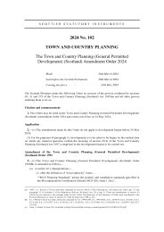 Town and Country Planning (General Permitted Development) (Scotland) Amendment Order 2024