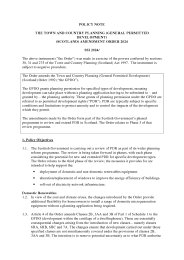 Policy Note to the Town and Country Planning (General Permitted Development) (Scotland) Amendment Order 2024. SSI 2024/102