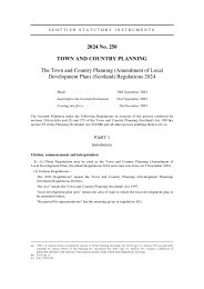 Town and Country Planning (Amendment of Local Development Plan) (Scotland) Regulations 2024