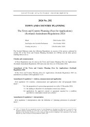 Town and Country Planning (Fees for Applications) (Scotland) Amendment Regulations 2024