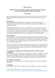 Policy Note to the Town and Country Planning (Fees for Applications) (Scotland) Amendment Regulations 2024. SSI 2024/292
