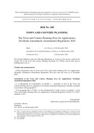 Town and Country Planning (Fees for Applications) (Scotland) Amendment (Amendment) Regulations 2024