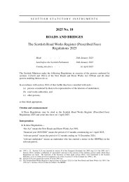 Scottish Road Works Register (Prescribed Fees) Regulations 2025