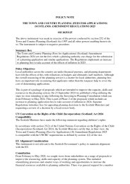 Policy Note to the Town and Country Planning (Fees for Applications) (Scotland) Amendment Regulations 2025. SSI 2025/125