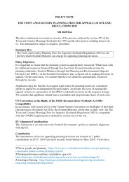 Policy Note to the Town and Country Planning (Fees for Appeals) (Scotland) Regulations 2025. SSI 2025/124