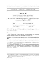Town and Country Planning (Fees for Appeals) (Scotland) Amendment Regulations 2025
