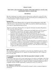Policy Note to the Town and Country Planning (Fees for Appeals) (Scotland) Amendment Regulations 2025. SSI 2025/166