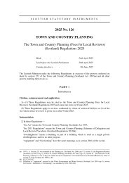 Town and Country Planning (Fees for Local Reviews) (Scotland) Regulations 2025