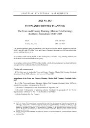 Town and Country Planning (Marine Fish Farming) (Scotland) Amendment Order 2025